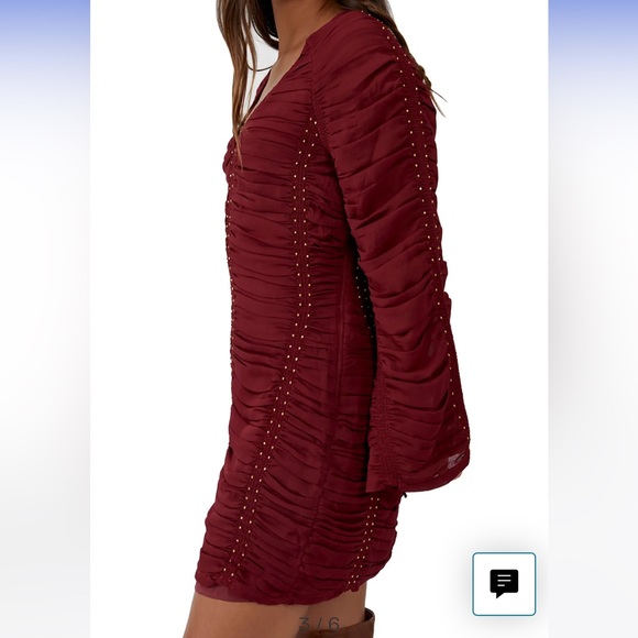 Free People Western Romance Mini Dress - Picture 3 of 3